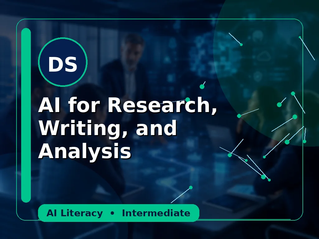 AI for Research, Writing, and Analysis